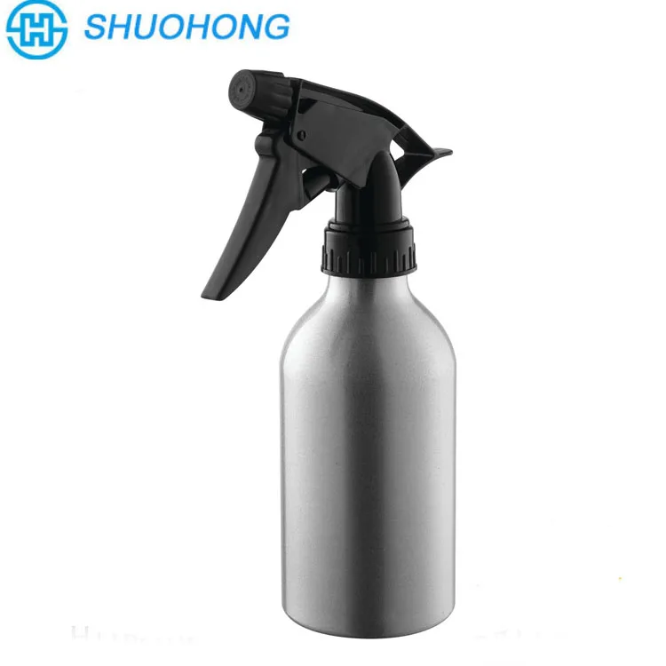 500ml Empty Aluminum Metal Refill Trigger Spray Bottle  Fine Mist Trigger Sprayer Gold Bottle
