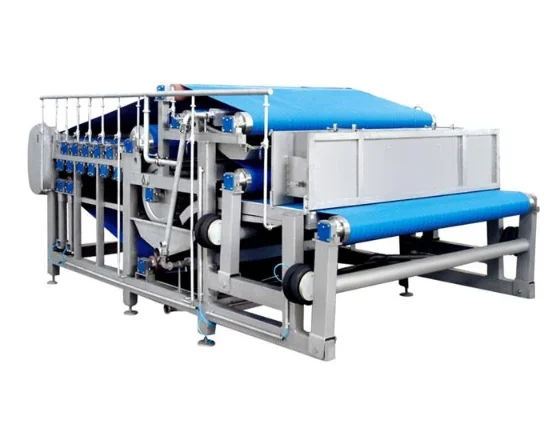 KINGWISH Industrial large capacity high juicing double belt juice extractor/belt squeeze juicing machine/belt presser