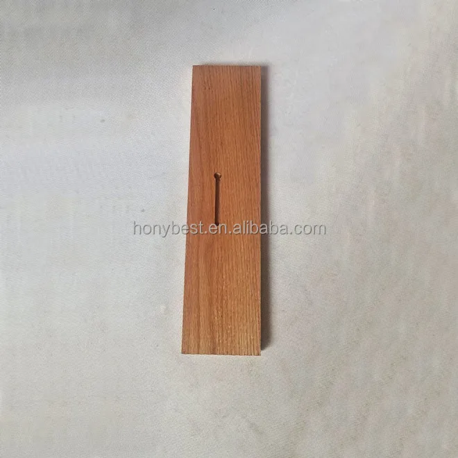 Timber Display Block Wall Panels Wooden Name Plate Sign Holder Varnished Oak Wood Blank Signs Plaques for Engraving