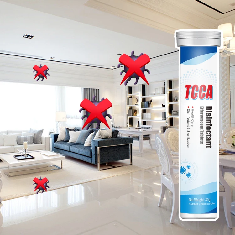 Поставщик дезинфицирующих шипучих таблеток TCCA