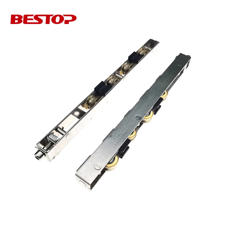 Hot Selling adjustable Sliding windows Rollers Sliding 201/304 stainless steel 4 roller wheel ball bearings