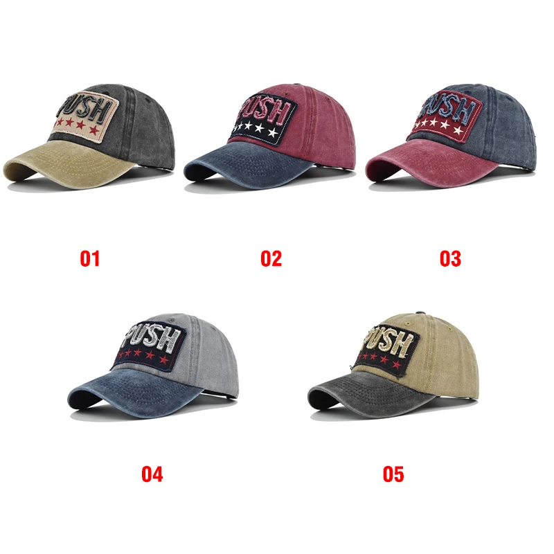 HJH134 Women Men Spring Outdoor Casual Retro Cotton Hats Baseball Cap Snapback Hip Hop Hat Dad Trucker Sports Caps