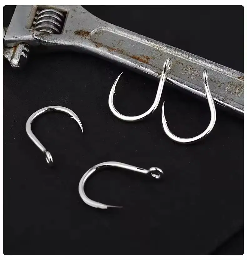Original 8090-6X-HG Deep Ocean Big Barbed Hooks Grouper Hook sea fishing jig hook