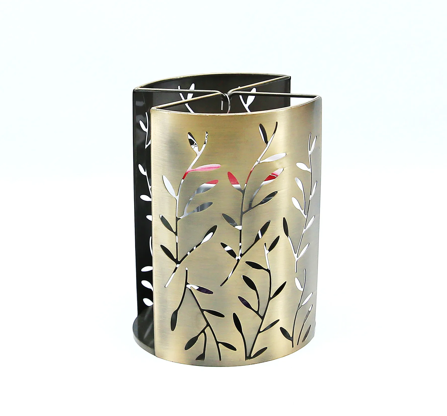 Подвесная горелка в форме листьев, бронзовая чаша с металлическим покрытием, подогреватель свечи, керамическая чаша, масляная горелка для тарелка