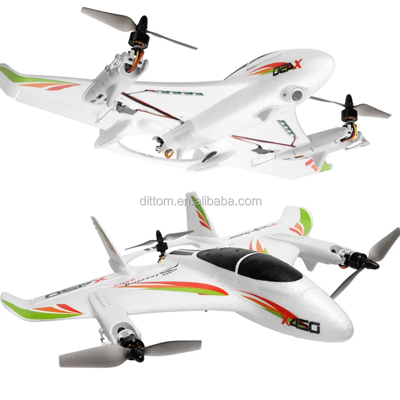 WL XK X450 VTOL бесщеточный 6-канальный трюковый планер EPO 3D 6G Авиатор многовинтовой летный самолет