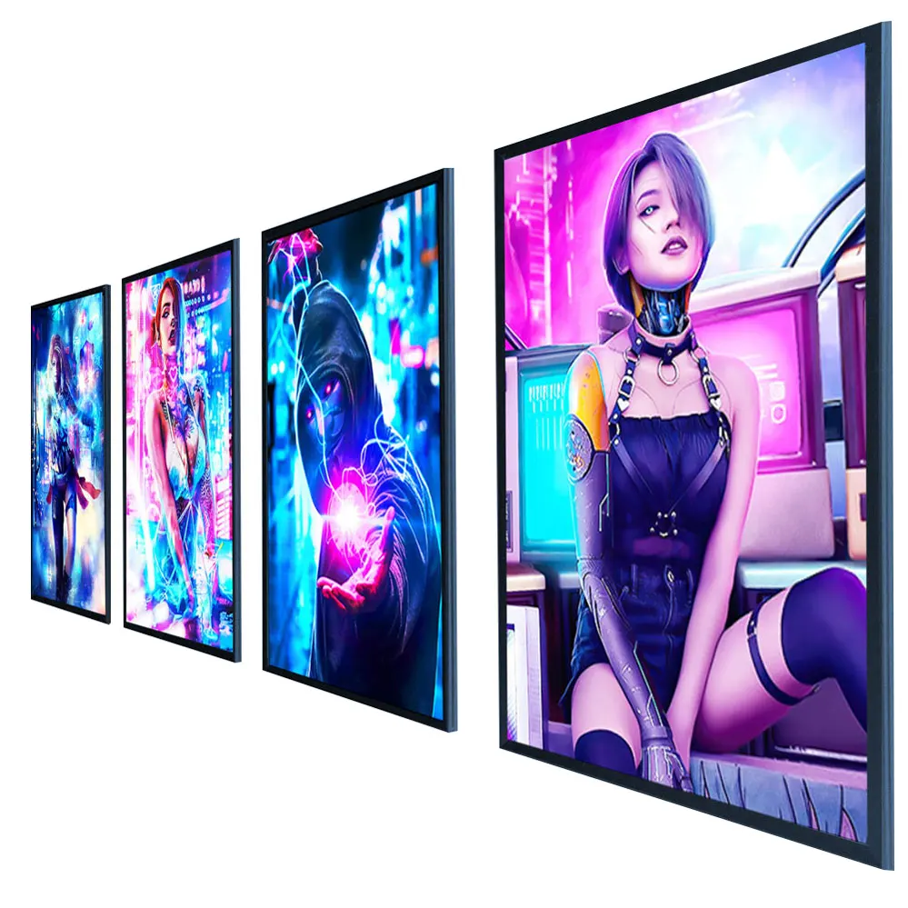 Ad Light Boxes Menu Board Light Frame Movie Poster Lightbox for Pub Advertising LED Light Boxes
