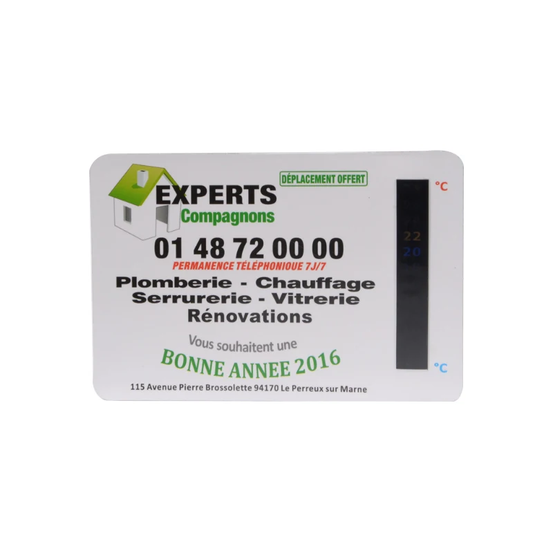 Customized Advertising Thermometer refrigerator sticker Gift thermometer fridge magnet