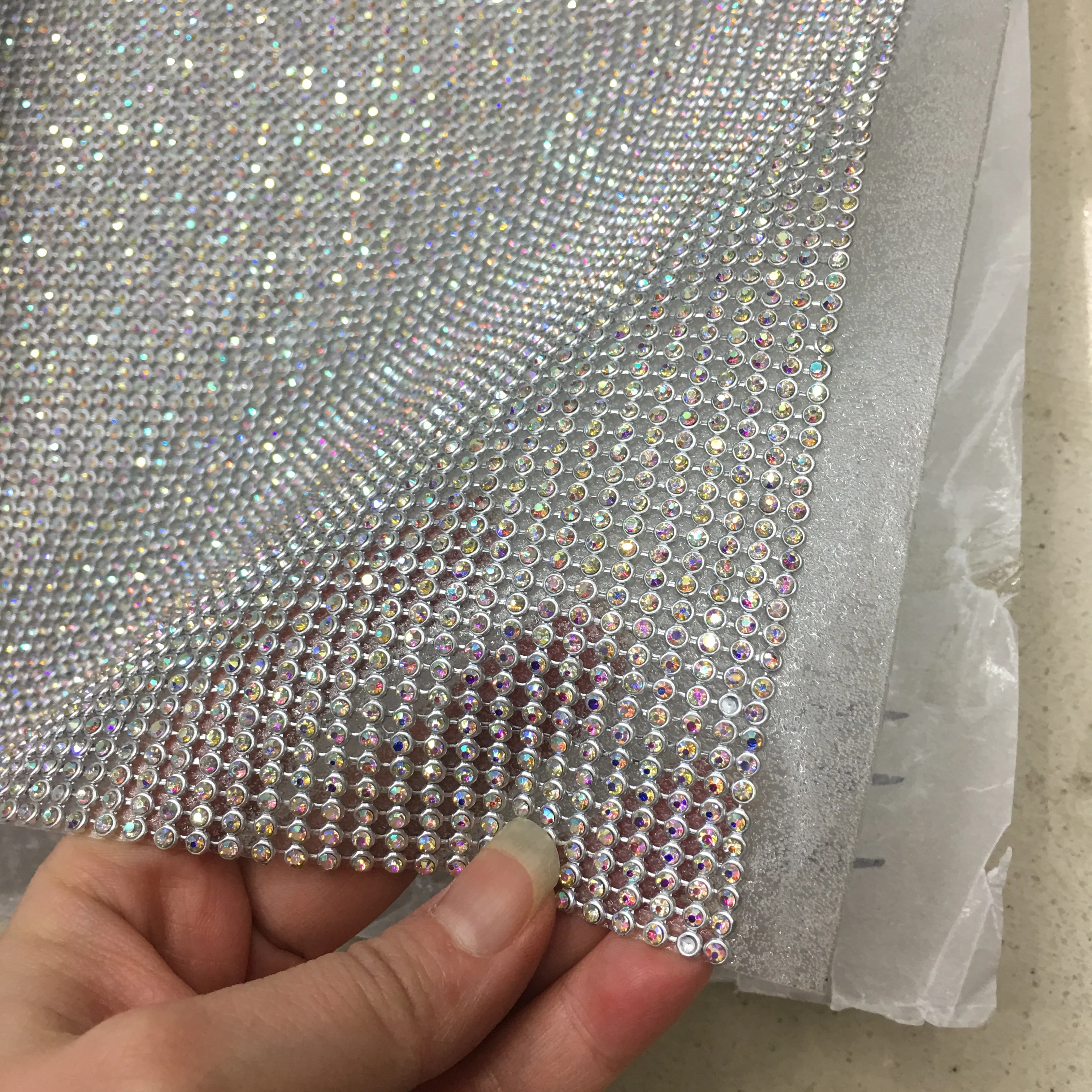 Crystal Hotfix Rhinestone Sheet Iron On Rhinestone Transfer Designs Rhinestone Trimming Mesh For Dress