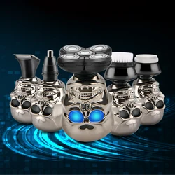 PRITECH Private Label Washable Rechargeable Plug and Play 5 in 1 Shaver  Grooming Kit for Men