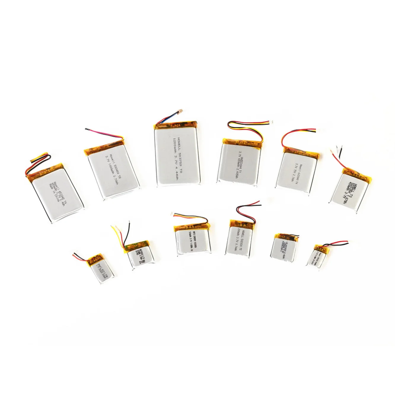 Factory price Small rechargeable lithium cells 3.7v volt 1000mah 1Ah 523450 li-polymer lipo battery for digital products