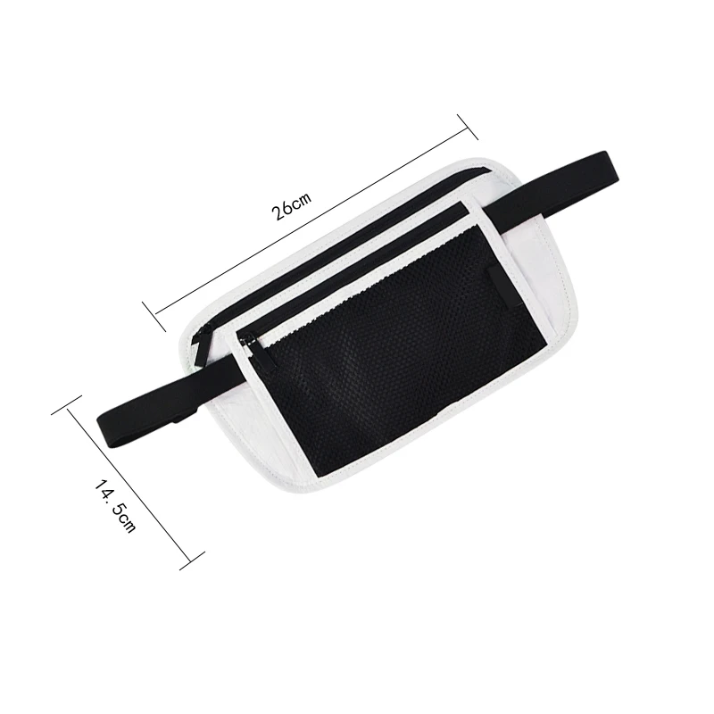 Custom Logo Design Outdoor Hiking Sports Waist Bag For Men Water Proof Cell Phone Bag Mesh Fitness Gym Casual Fanny Pack Running