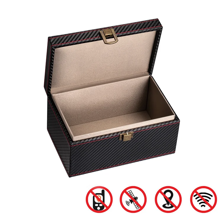 Faraday Box for Car Keys Fob, Phones ,Cards Keyless Entry RFID Signal Blocker & Anti-Theft Faraday Box Cage