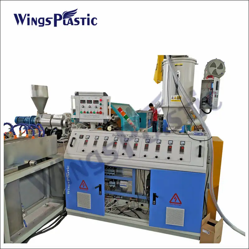 flexible fiber braided hose extrusion line PVC garden hose machine