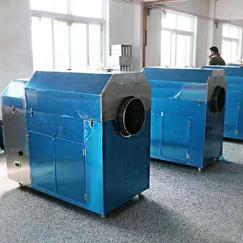 stainless steel drum roaster roasting machine automic rolling drum electricity heating small machine