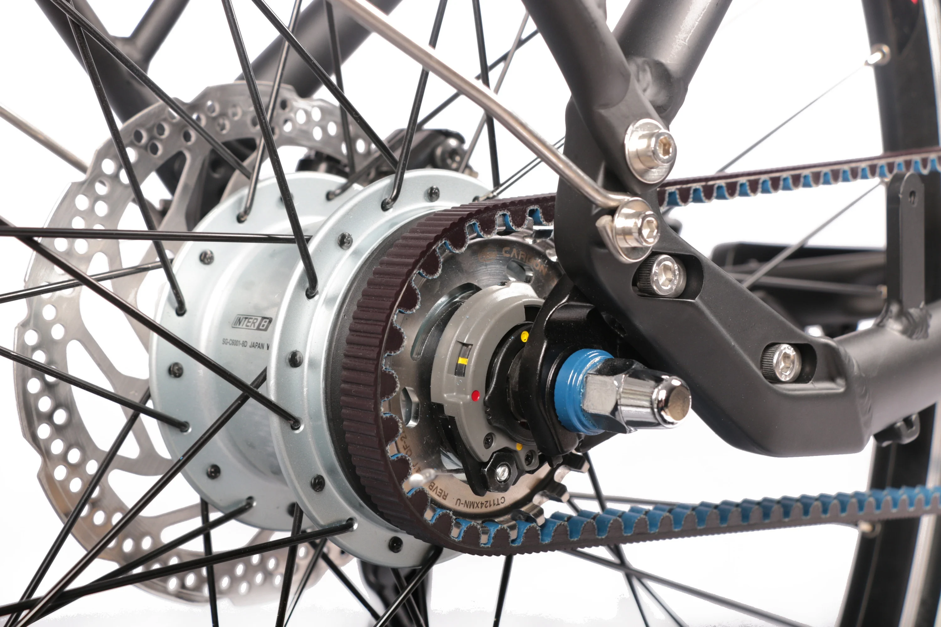 High Quality 48V 350W Bafang M420 Mid Drive Electric City Bikes 8 Speed Shimano Nexus Hub LCD Gates Belt Drive Torque Sensor