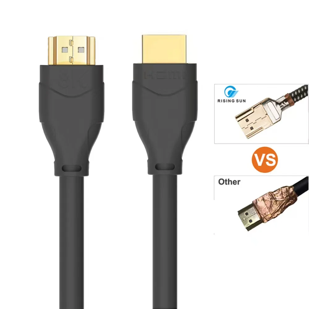 Высокоскоростной кабель HDMI Ethernet 3d 4k 8k HDMI-HDMI переходник штырь-штырь профессиональные кабели аудио-и