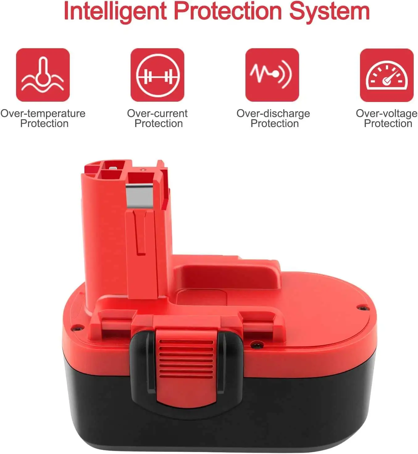 Аккумулятор для инструментов 18 В 1 5 А · ч совместим с Bosch BAT181 BAT025 BAT026