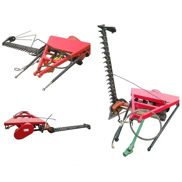 Tractor Mounted 3 Point Hitch Sickle Bar Mower Lawn Mover 2 Wheel For Sale