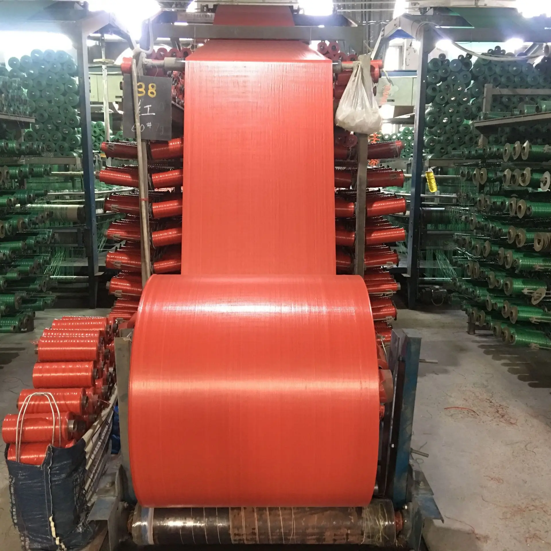 Woven Sack Grain Flour Large Bags with PE Liner Customized 20kg 25kg 50kg Factory Supply Blue Agriculture Fruit Bags Heat Seal