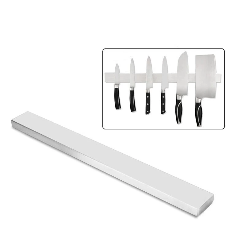 Magnetic Knife Block Double Sided Space Kitchen Knives Storage Holder With Magnets