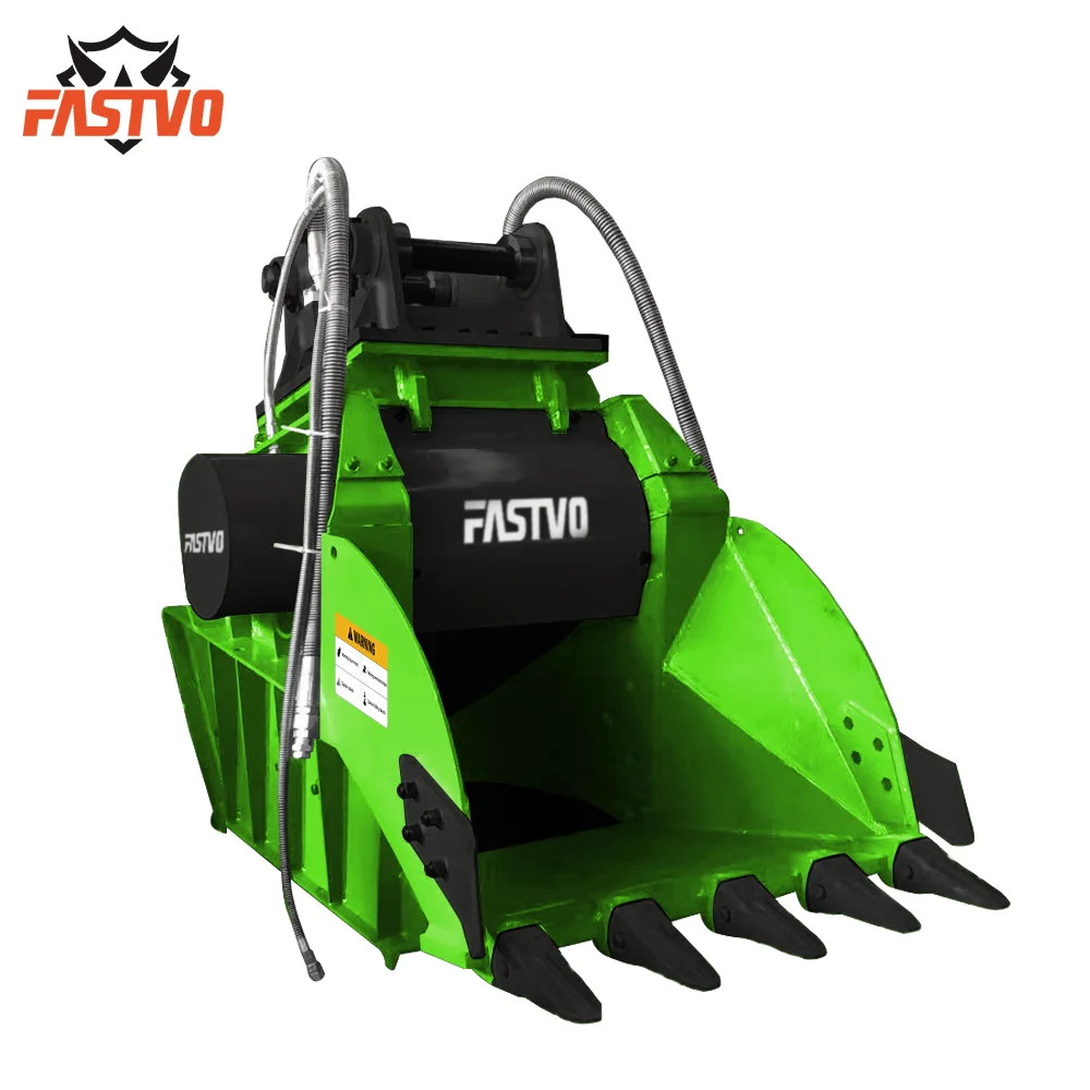 FASTVO  China Made Hot Sale Excavator Bucket Crusher
