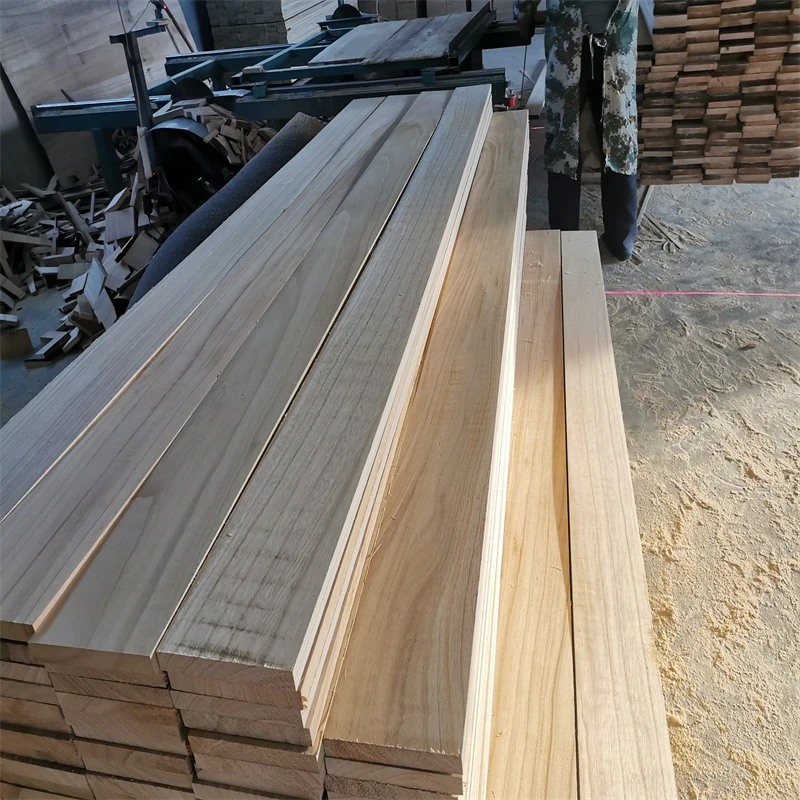 Competitive price china paulownia wood timber supplier paulownia timber batten