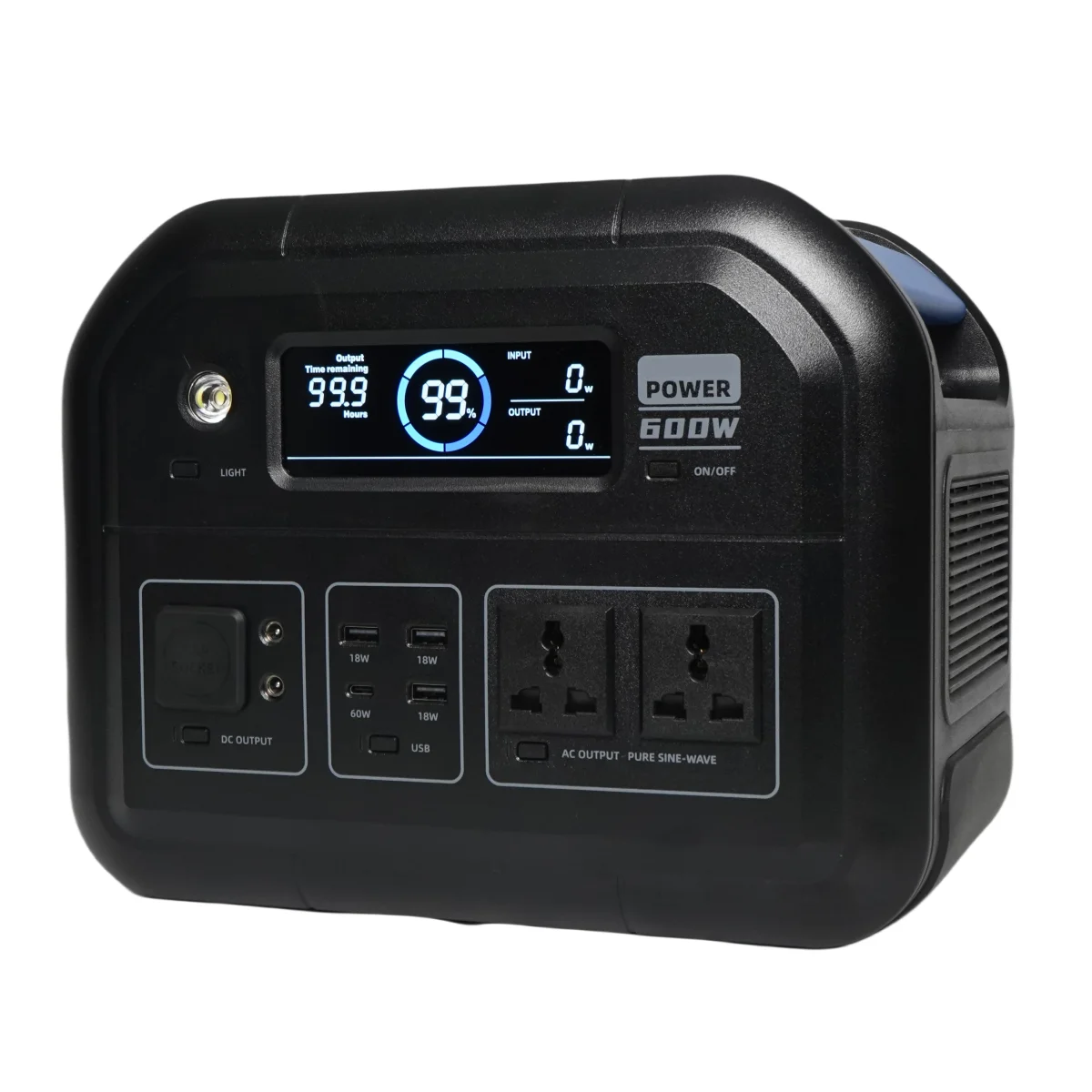 Походные электростанции 600 Вт портативный источник питания с USB Type-c 110 В/220 В