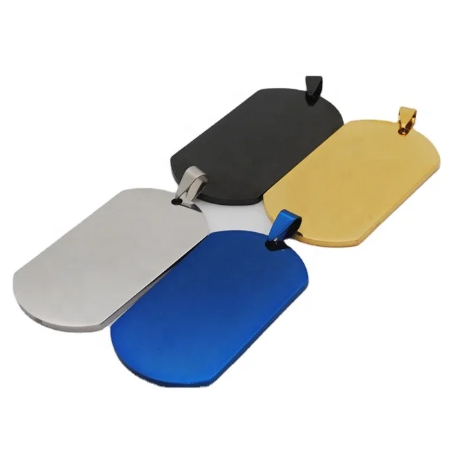 Wholesale bulk cheap blank dog tags custom metal dog tags for sale