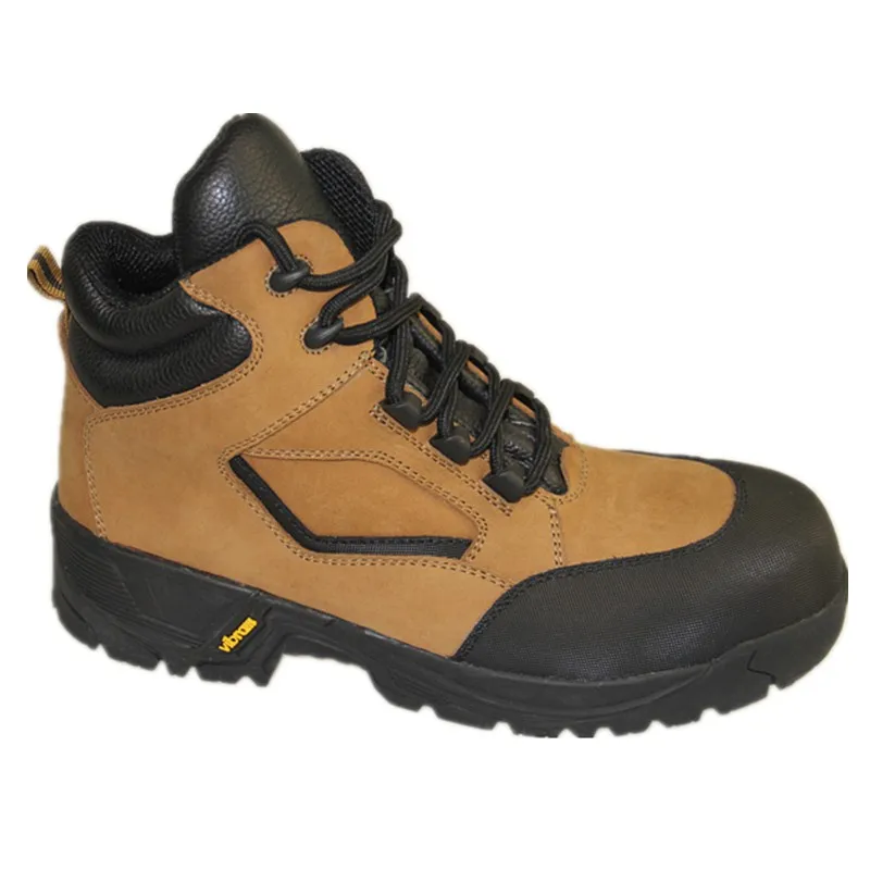 
Cold-Cement industrial security boot anti-shock ggenuine leather men workers GMS-0519 