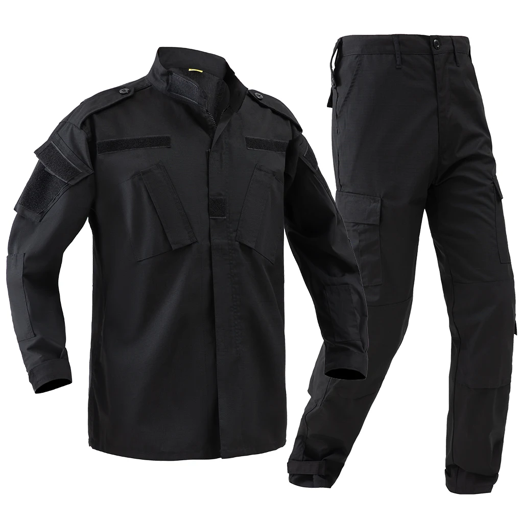 Tactical ACU Combat Uniform Jacket and Pants Custom Security Uniform Set for Field Use and Outdoor Activities