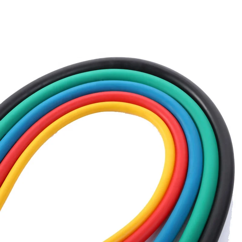 Custom logo 11 pcs Fitness Hip Heavy Leggings Resistance Bands Set Loop Tube TPE Resistance Bands