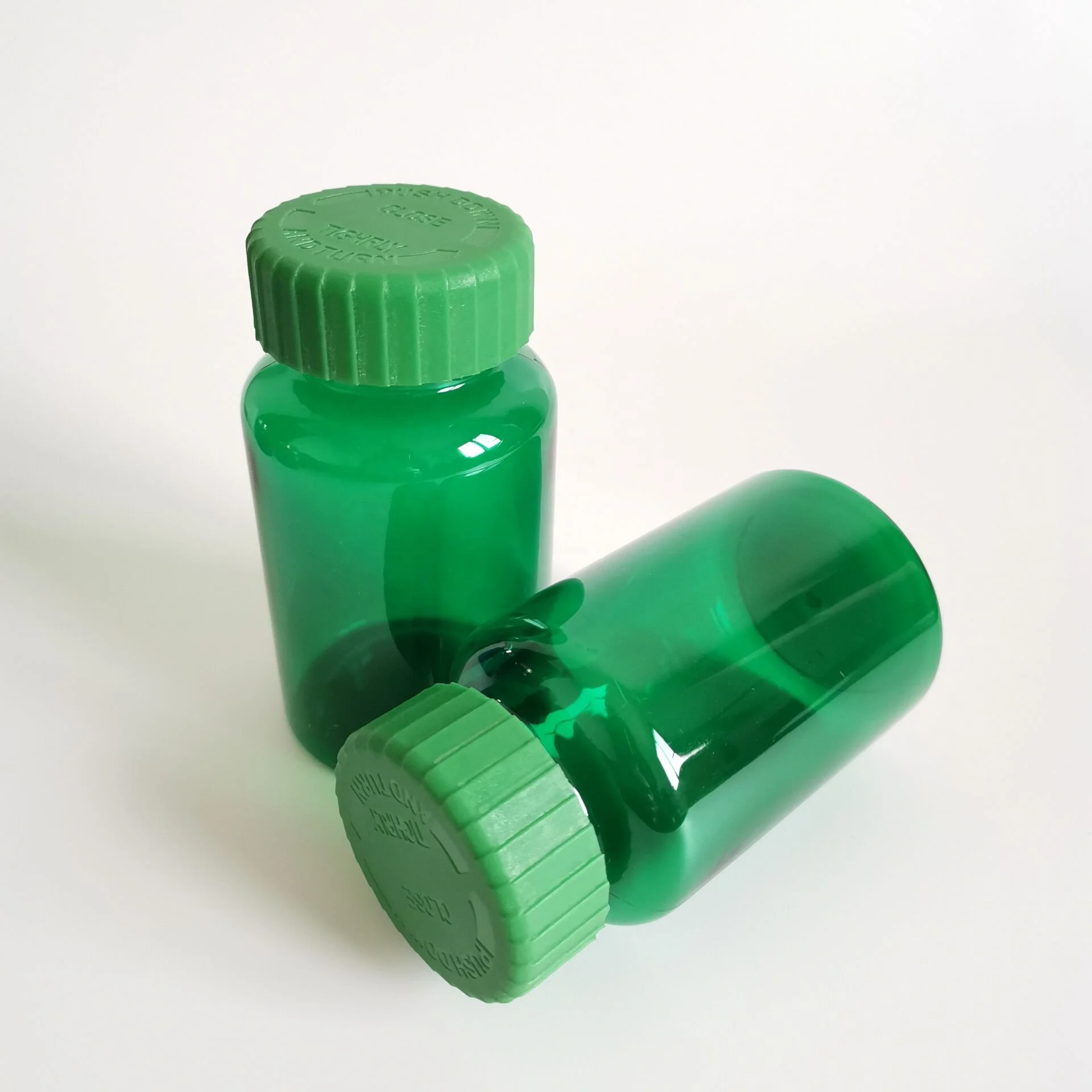 Wholesale HDPE Round Capsules Food Packaging Supplement Plastic Bottle