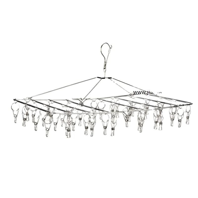 Производство зажимов для сушки одежды, прочные подвесные прищепки из нержавеющей стали 316, прищепки для одежды