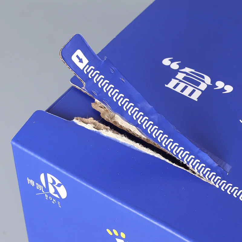 Custom Self Adhesive Zipper Tear Corrugated Paper Ecommerse Shipping Packaging Box With Tear Strip