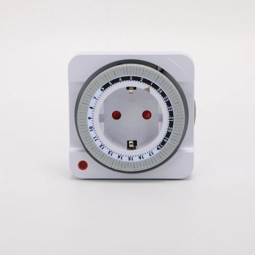 Новинка 2021, белые недорогие программируемые механические розетки с таймером на 24 часа