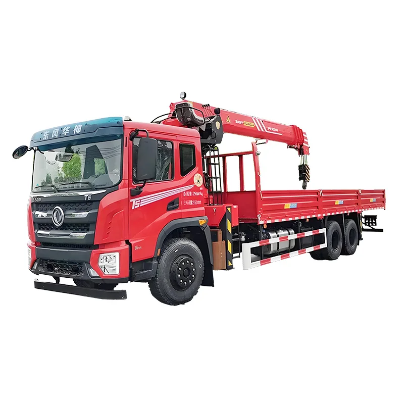 Заводская цена продажи Dongfeng T5 6x4 грузовой кран 12 тонн 14 16 телескопический подъемный для