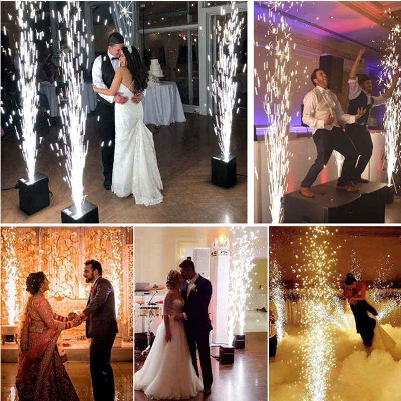 Factory Sell 200g Ti Spark Powder for DMX Stage Cold Spark Fireworks Fountain Machine Titanium Metal Powder Sparkly Machine