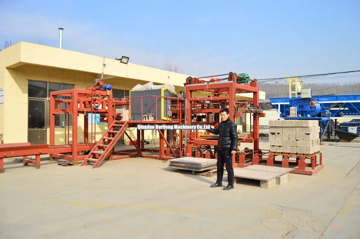 DF-1200 Automatic palletizer concrete block clamping brick Clamp Machine with separated concrete block clamping machinery