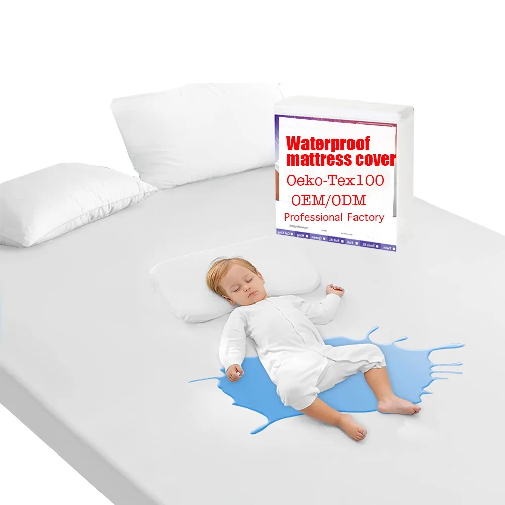 Hospitalar Bed Cover Waterproof Bed Sheet Mattress Covers & Protectors Hotel Waterproof Mattress Pad