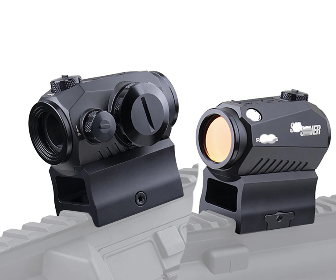 NcDe Tactical hunting sight Ajustable 2MOA gun scope Red Dot sight Scope with Picatinny Mount