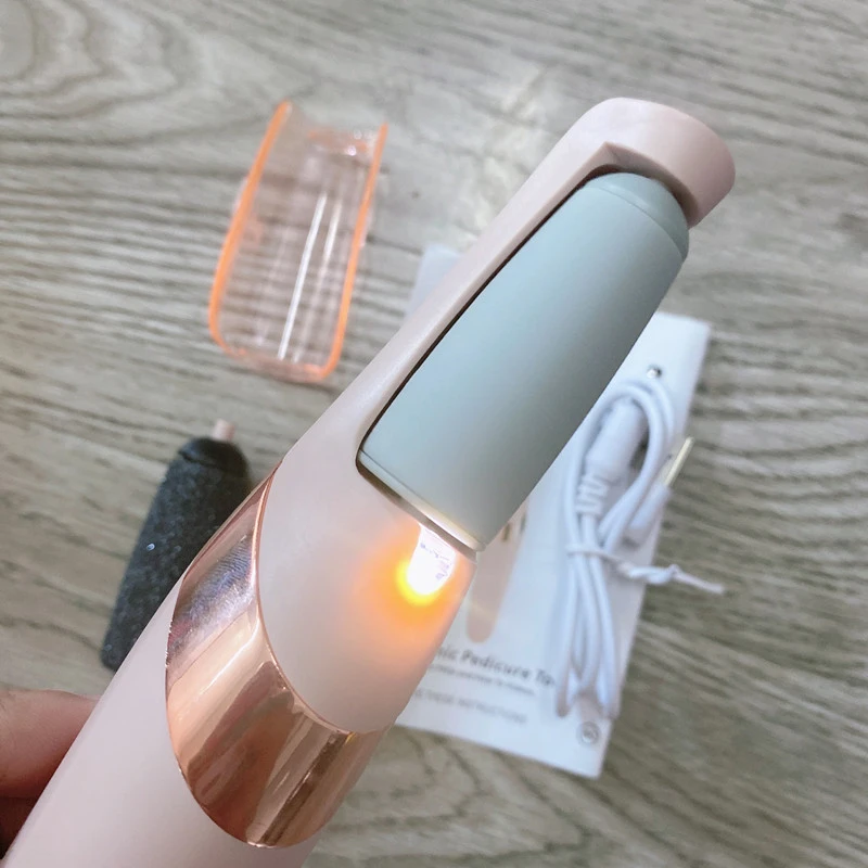 Rechargeable pedicure machine pink electric foot callus remover electric foot grinder callus remover foot file hard skin remover