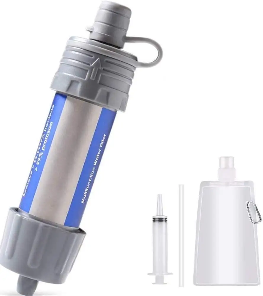 5000L фильтрация 0 01 микрон очиститель воды фильтр соломинка для выживания на природе пеших прогулок кемпинга путешествий чрезвычайных