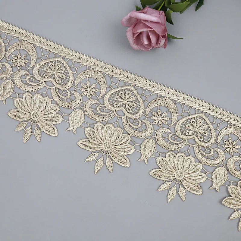 Source lace factory 11CM wide lace curtain home textile fabric accessories water-soluble lace