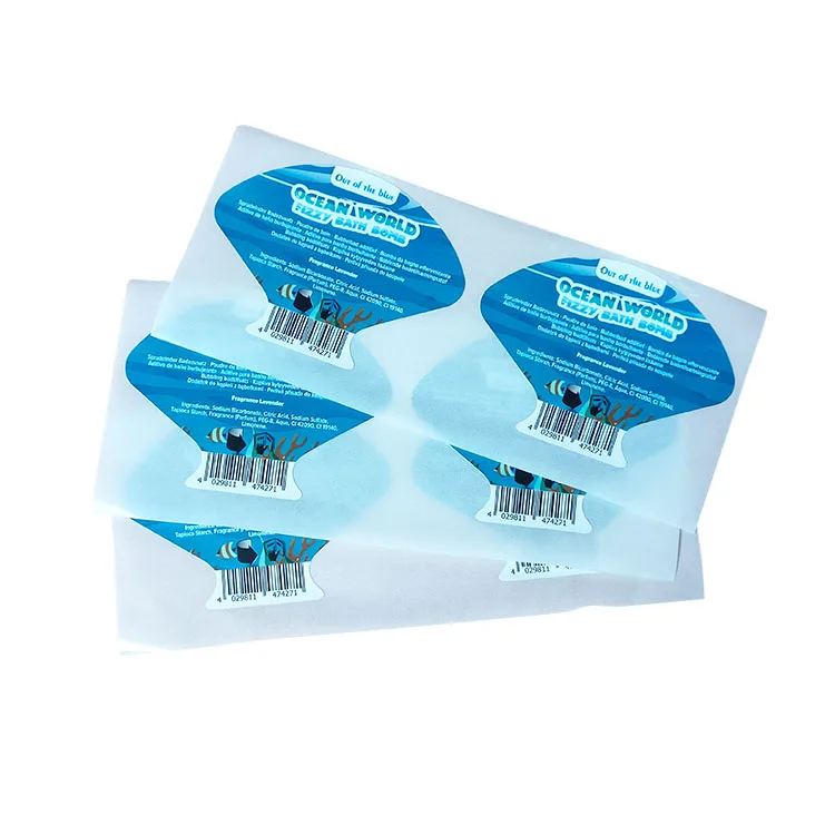 Custom Double Layer Peel off Resealable Labels Multi Layer Stickers Cosmetic Packaging Sticker Labels