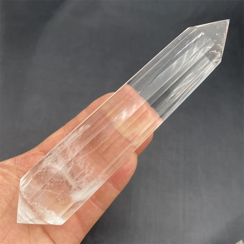 Wholesale Healing Vogel Crystals Natural Hand Made Clear Quartz Crystal Point Vogel Crystal Wands