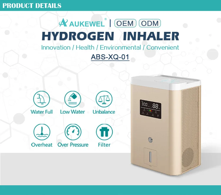 Wholesale rich hydrogen 1500ppb Japan alkaline hydrogen water filter oxygen hydrogen generator