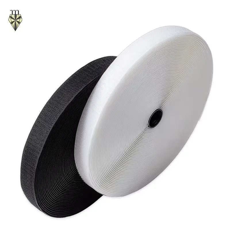 custom industrial hook and loop 70% polyamide multicolor self-adhesive hook and loop patches fastener sewing for luggage