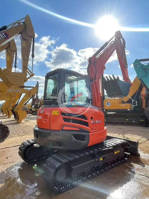 Экскаватор Kubota KX163 б/у 6 тонн в наличии гусеничный экскаватор гидравлическая машина экскаватор-экскаватор Подержанный