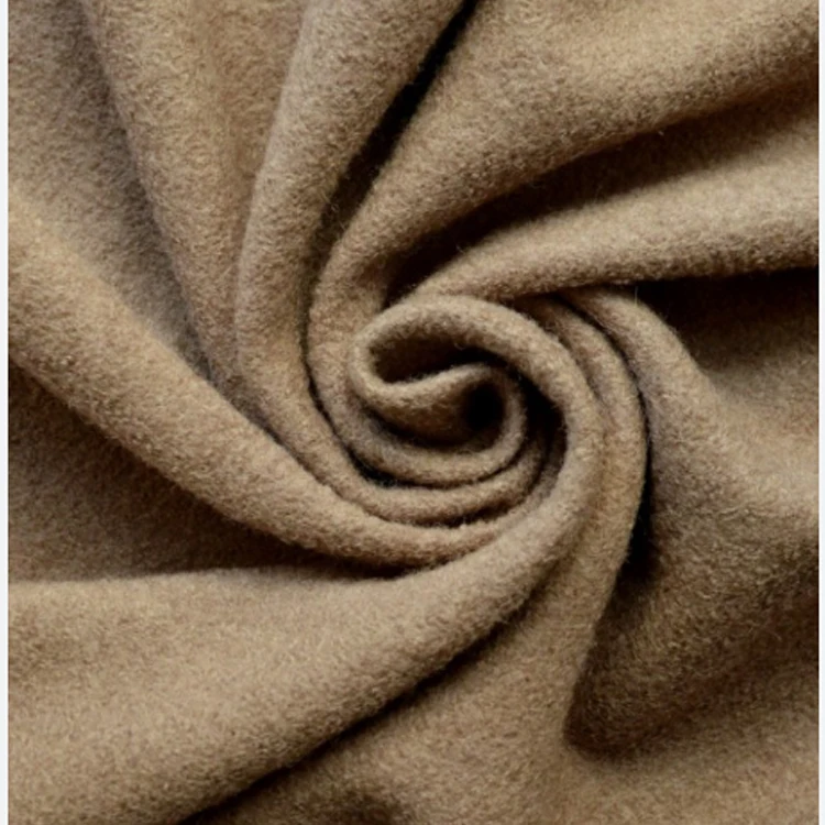 Autumn winter Pure wool fabric Wholesale custom Cashmere italian thailand knitted woven fabric for clothes