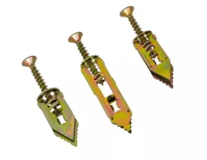 Недорогой металлический крепеж GB, оцинкованный гипсокартон, полый крепежный якорь для сухих стен с винтами